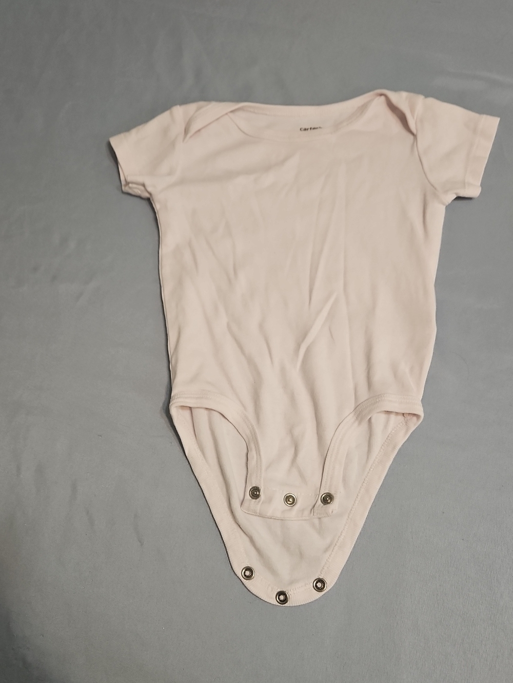 Carter's Light Pink Short-Sleeve Bodysuit
